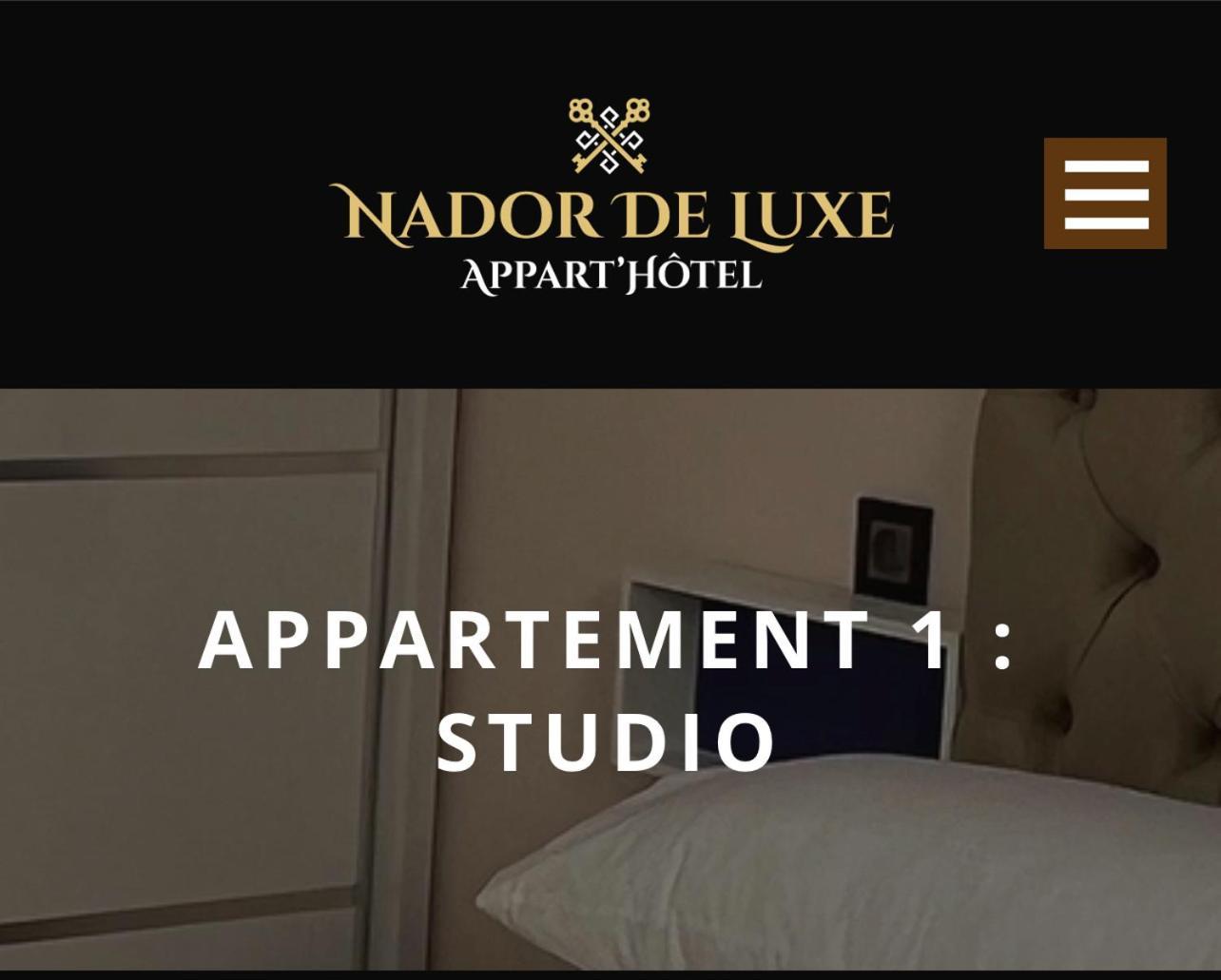 Apart Nador De Luxe 1 Exterior foto
